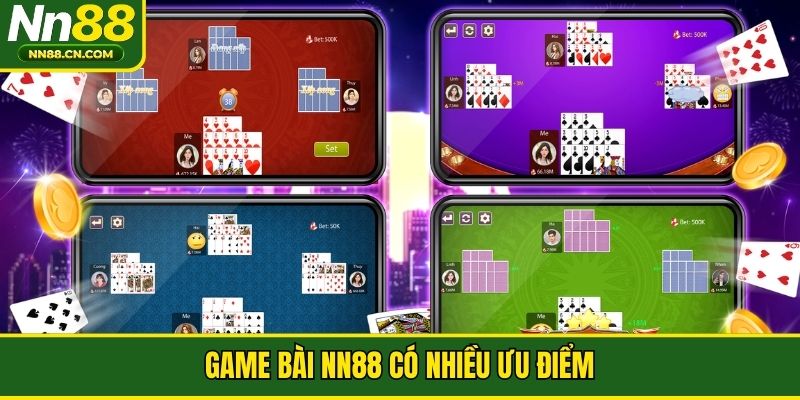 Game bài NN88 có nhiều ưu điểm